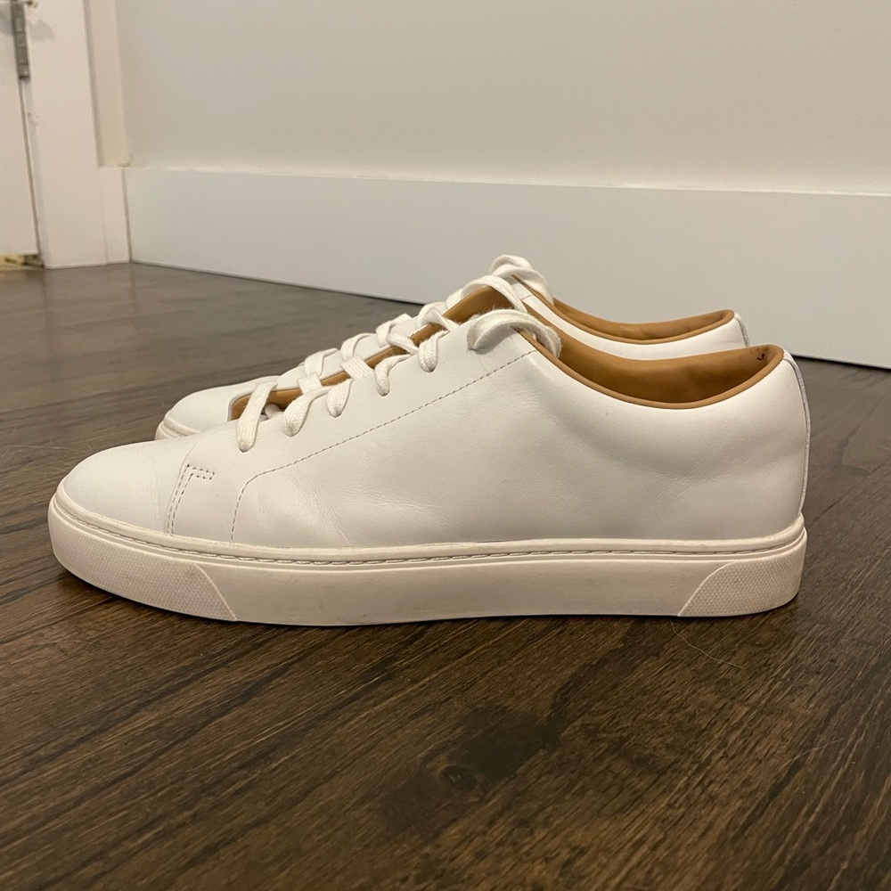 J Crew Court sneakers in leather mens size 10